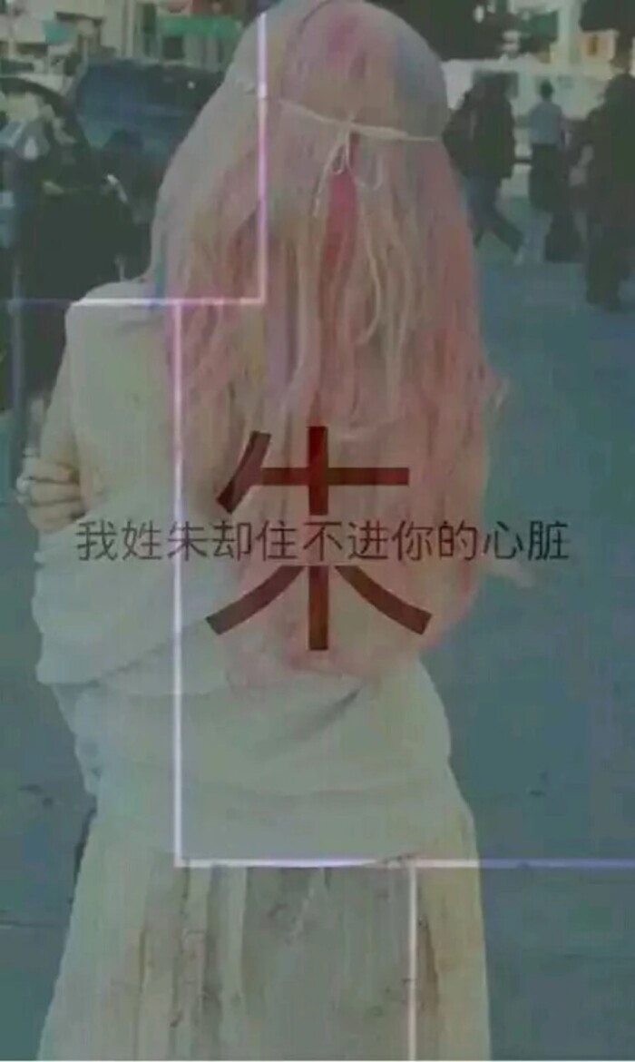 姓氏壁纸 朱 by the way,有人愿意互粉吗?