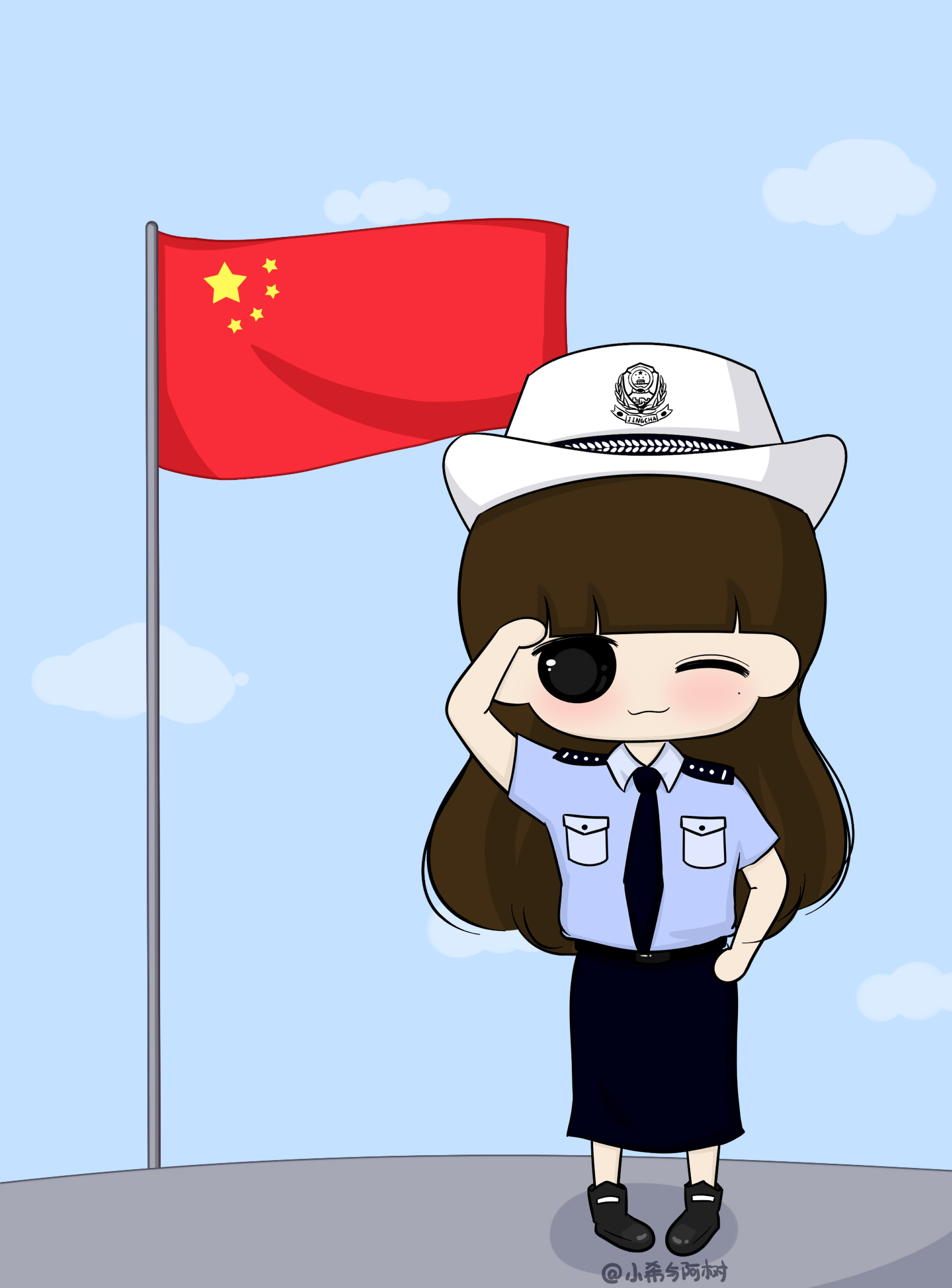 人民警察,向您致敬!