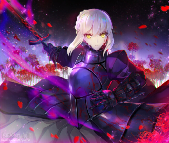 吾王 黑saber 阿尔托利亚 潘德拉贡 亚瑟王 骑士王 呆毛 fate stay