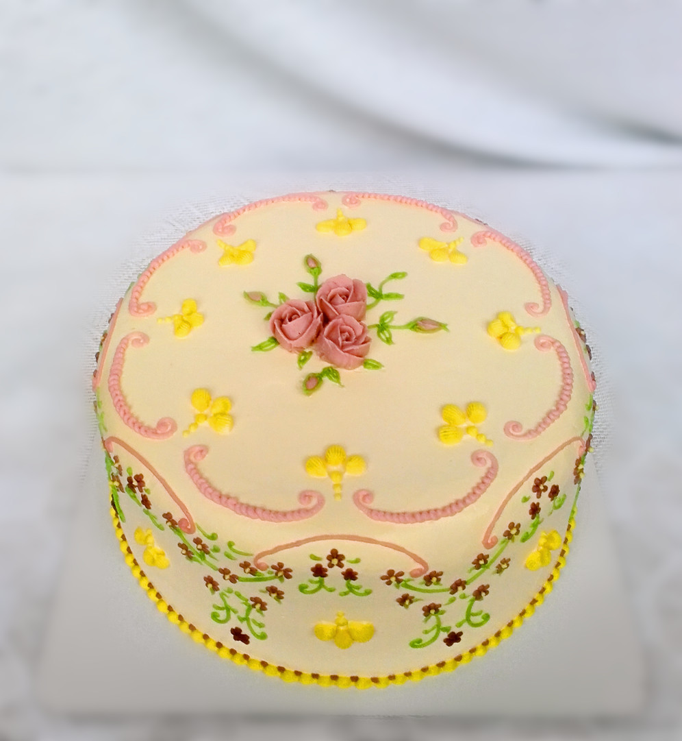 晨风爱家的蛋糕:图案来源参考了 多萝西 的设计,谨以此作向多萝西老师