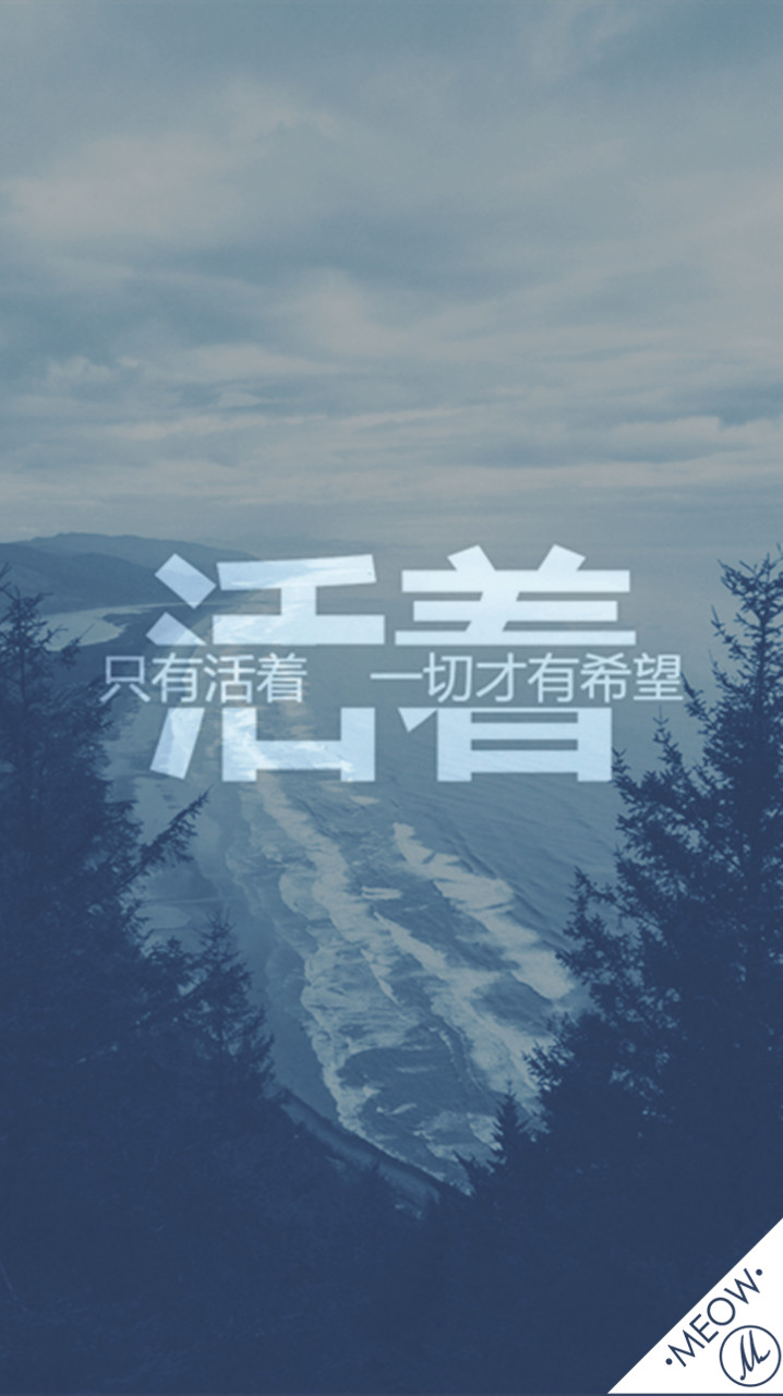 文字壁纸 note2壁纸 iphone5壁纸 不换壁纸就闹心 meow壁纸