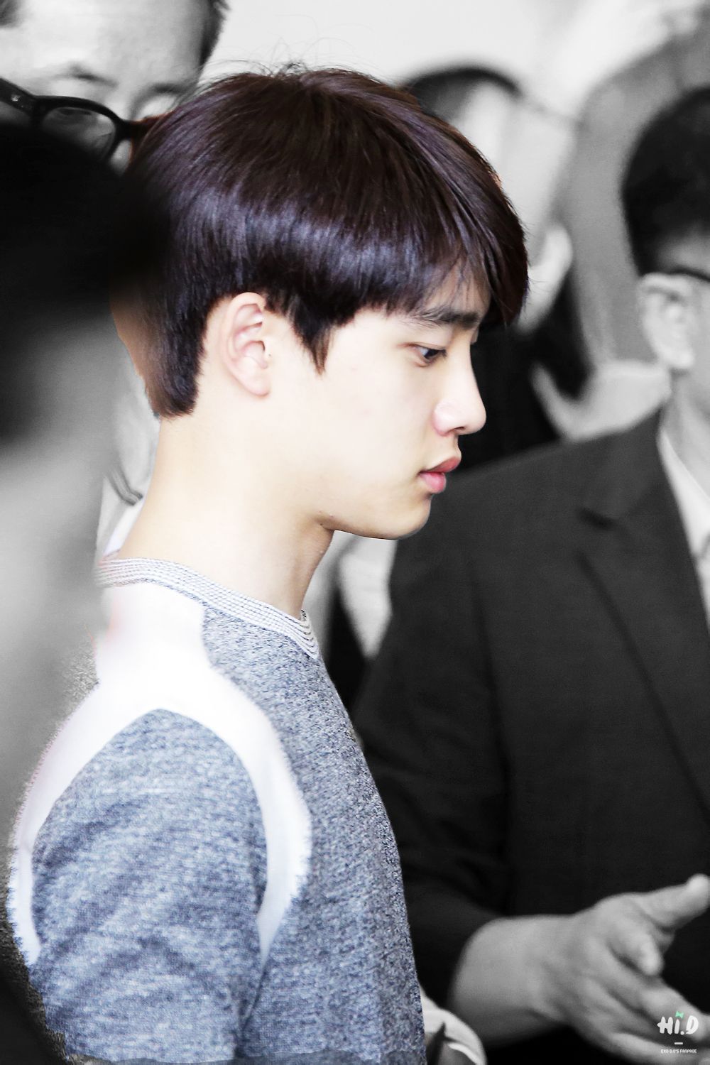exo 都暻秀 d.o 机场 侧脸 嘟嘟美颜盛世