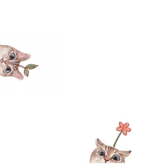 简单手绘 出处见头像或logo 可爱小猫