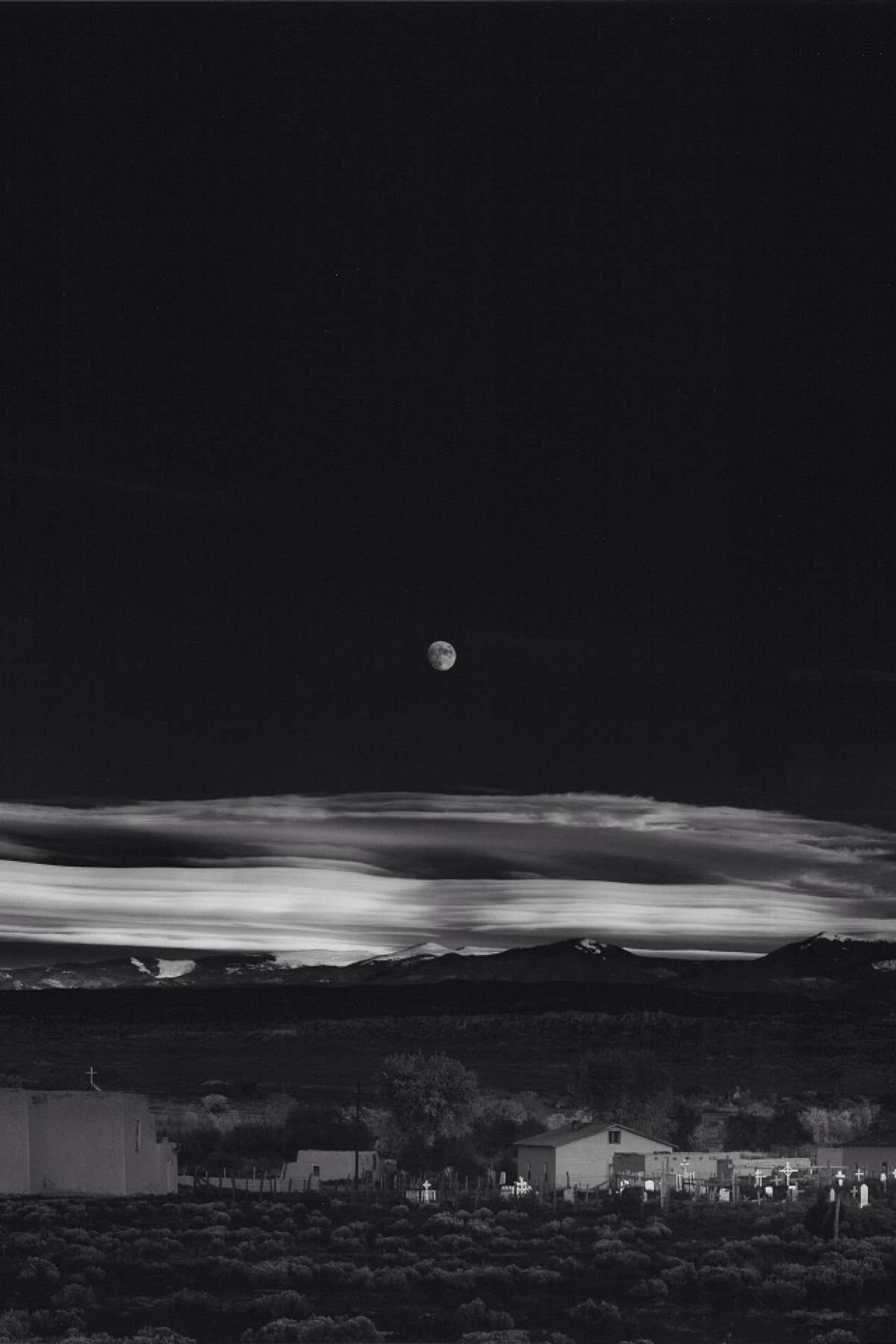 moonrise ansel adams 摄影作品:《月升》