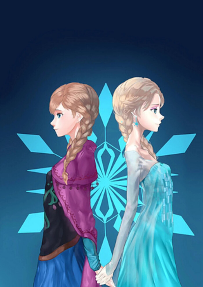 冰雪奇缘 frozen 姐妹 elsa anna