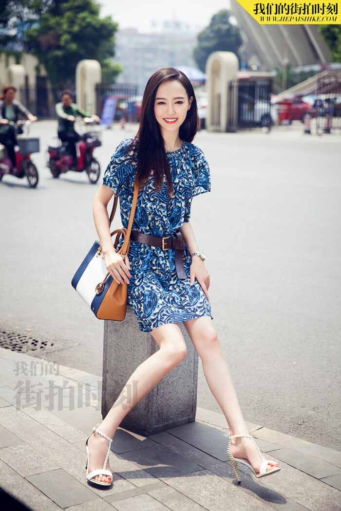 唐嫣,美女,女明星,街拍