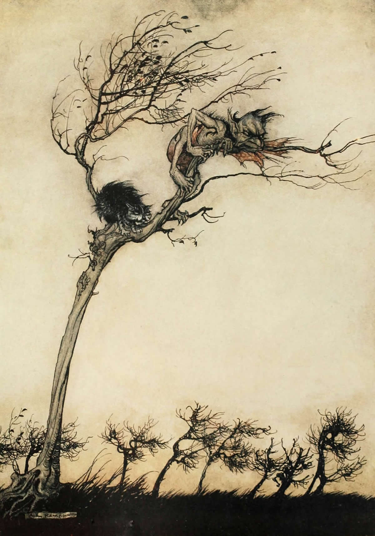 arthur rackham(1867年9月19日— 1939年9月6日),英国著名插画艺术家