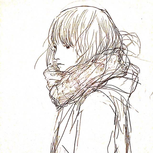 截图 插画手绘 二次元美女帅哥 动漫 p站 头像 神表情 清新 搞笑 素描