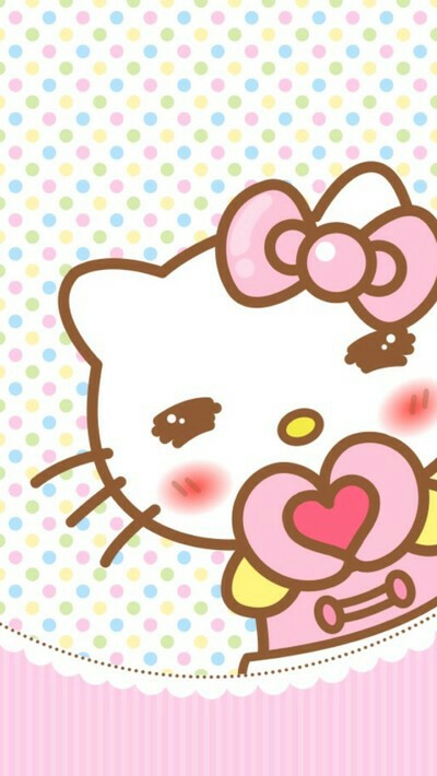 平铺 壁纸 高清壁纸 plus壁纸 hello kitty萌物 可爱卡通壁纸kt 套图