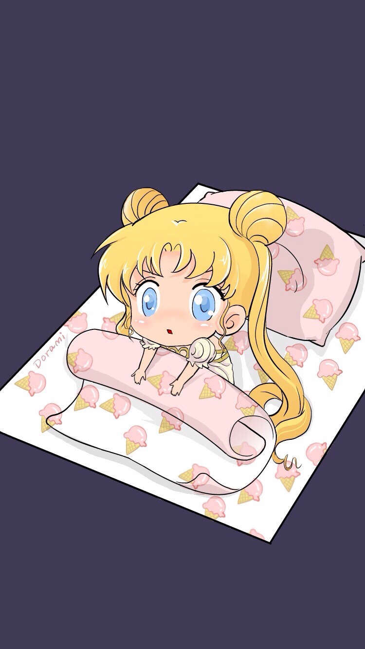 壁纸 萌萌的美少女 q版美少女
