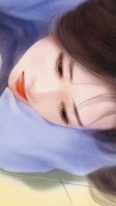 手绘美女#苹果6高清壁纸,iphone 6 plus高清壁纸,不是高清我不发
