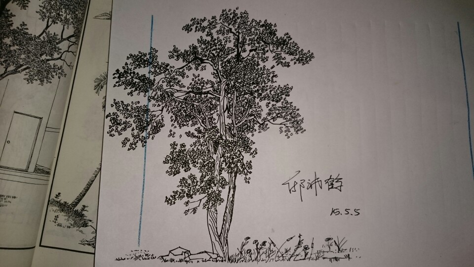 建筑画,建筑风景,钢笔画,情景风景,手绘,铅笔炭笔画