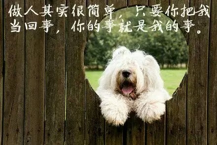 做人其实很简单