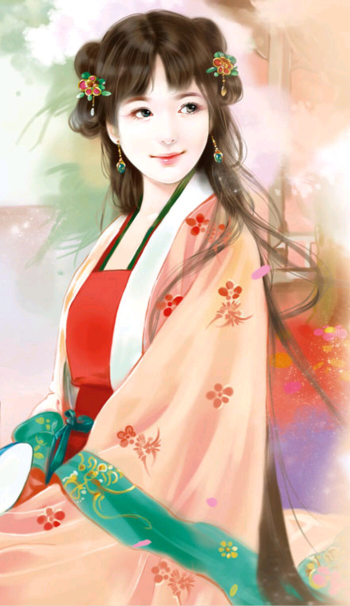 被一群丫鬟婆子拥着穿好喜装戴上凤冠.