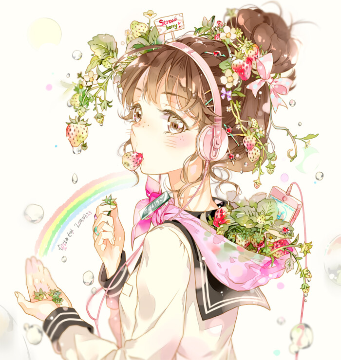 二次元的少女萌萌哒,头像,呆萌,傲娇,少女,有爱~~萌哒了が by:软软的