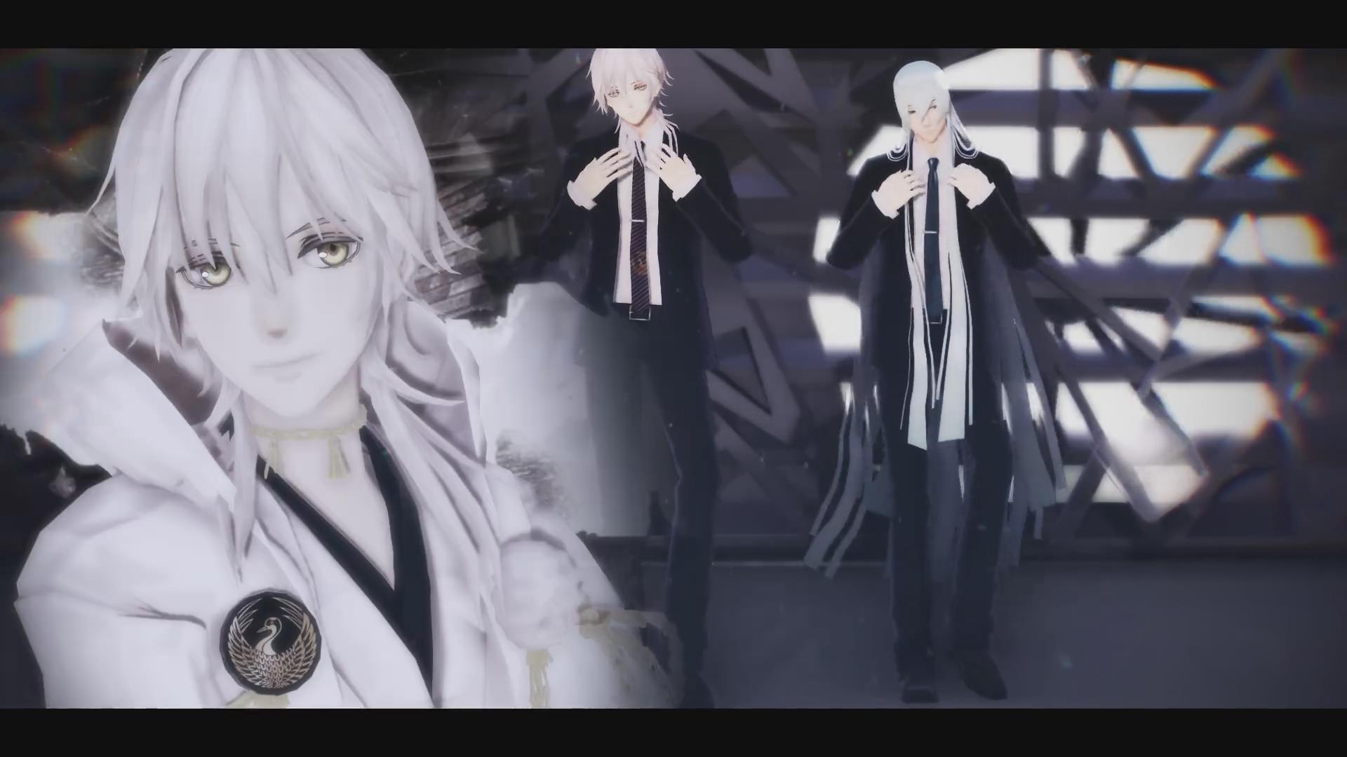 刀剑乱舞 鹤丸国永 mmd