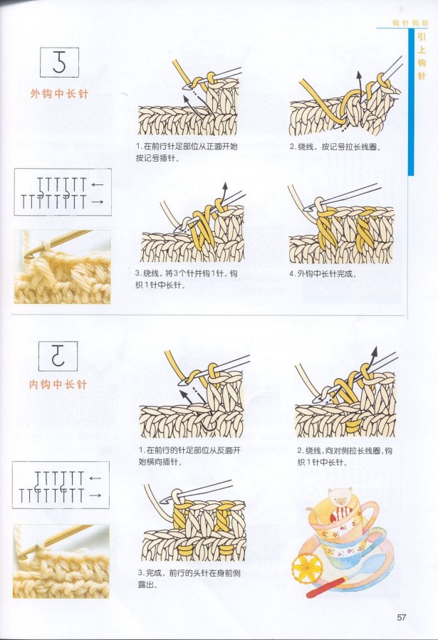 钩针基础符号详解42