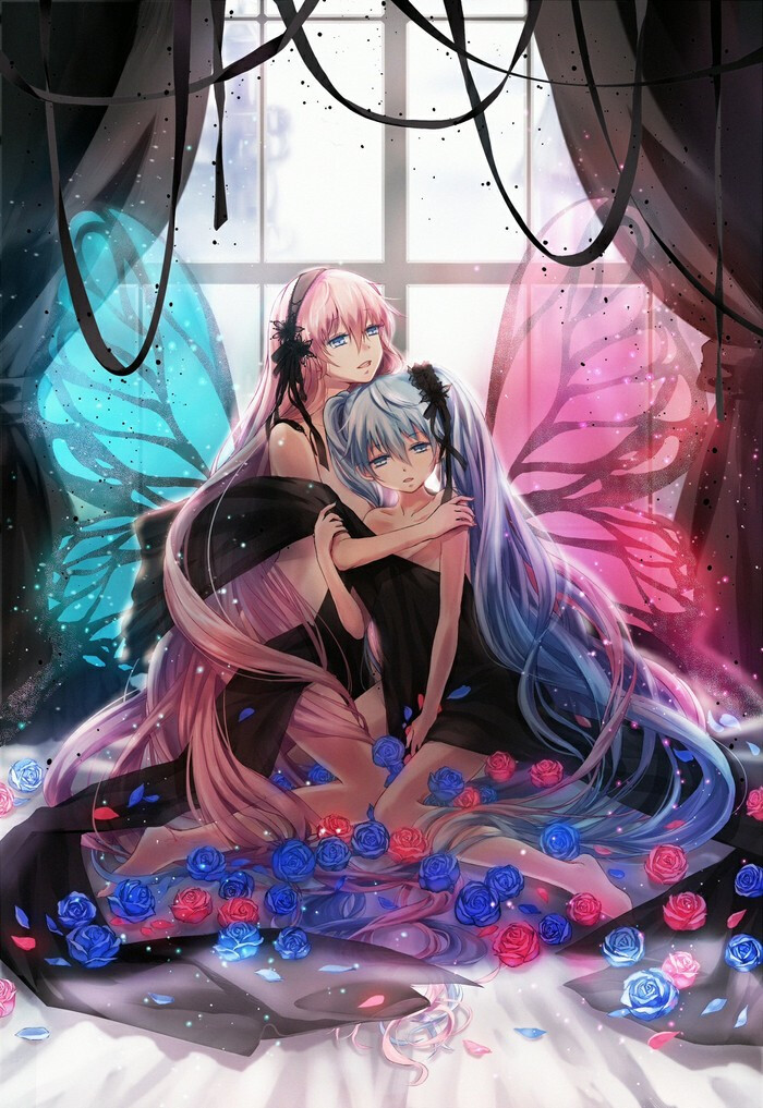 初音未来,少女蝴蝶翅膀