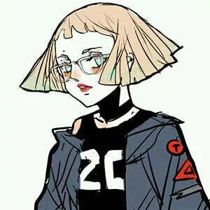 插画动漫 二次元 欧美头像