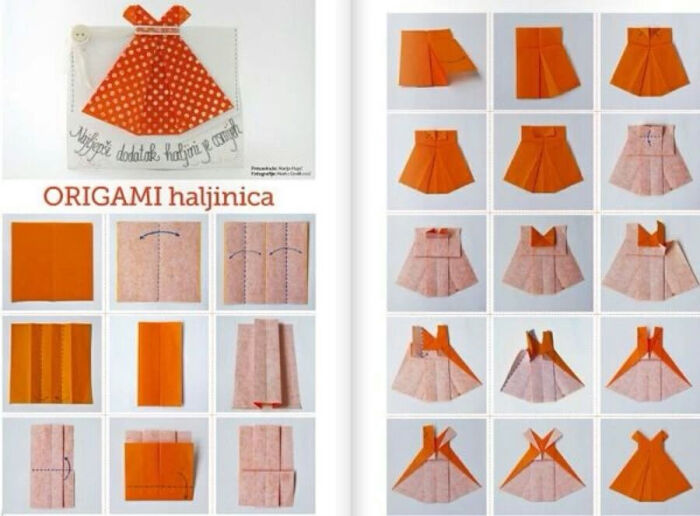 折纸——美丽裙子