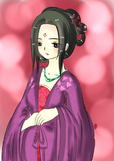 汉服手绘