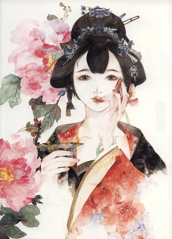 铅笔 彩铅 彩色 可爱 插画 艺术 动漫(画) 黑白 植物 建筑 绘画 古风