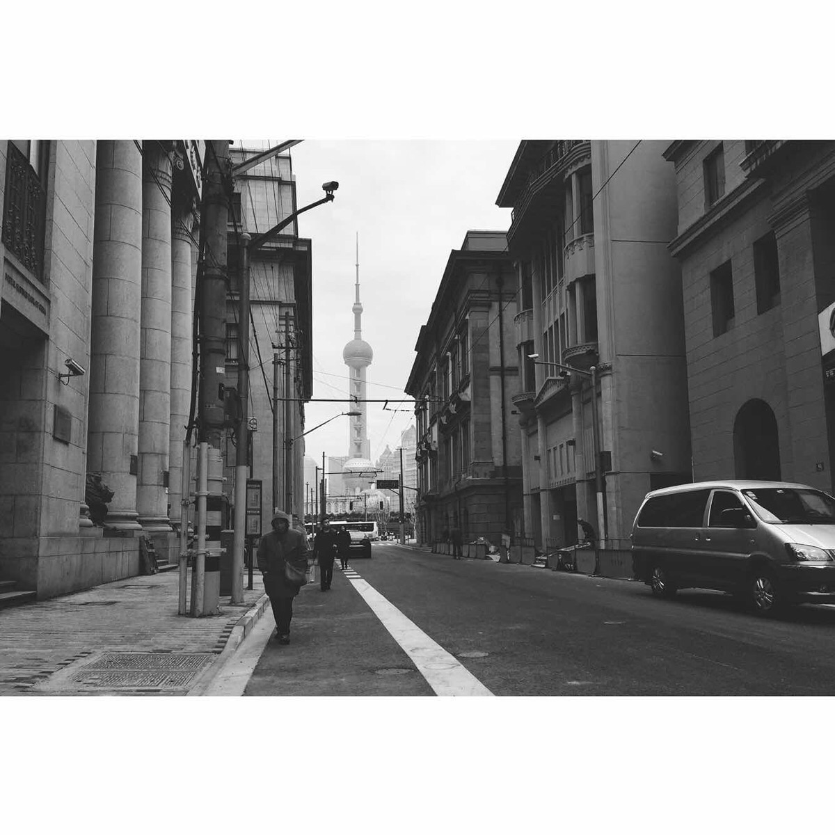摄影 黑白 街道