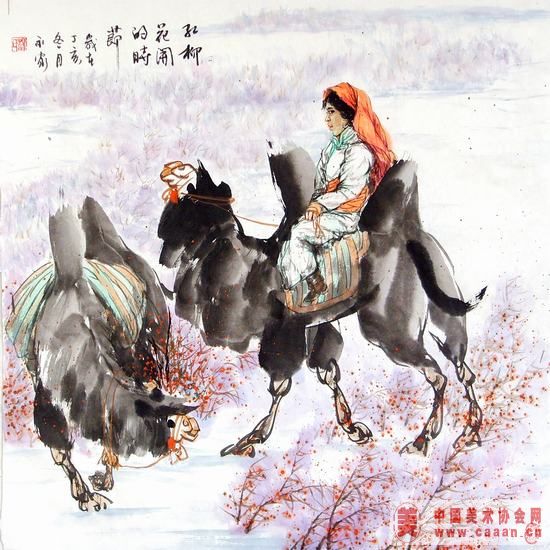 杨永家作品-国画骆驼选辑0013