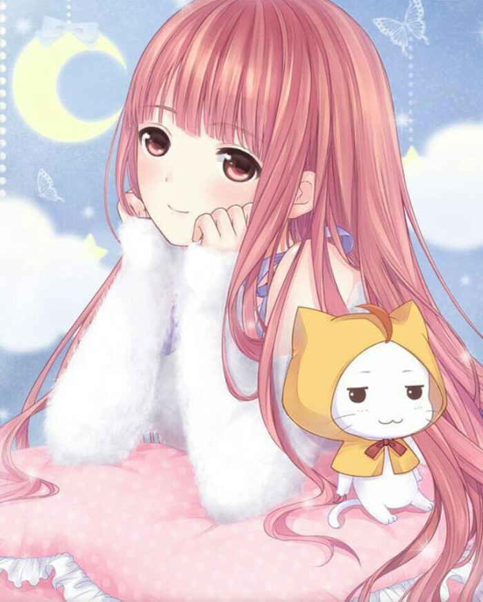 暖暖# #唯美# #少女# #原创# #插画# #萝莉# #壁纸# #头像# #清新