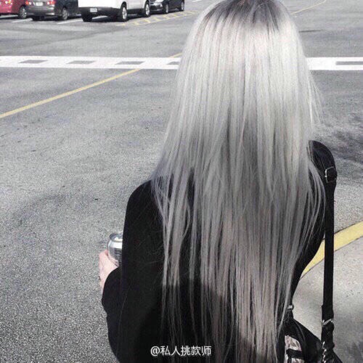 超级美的发色~奶奶灰 五十度灰