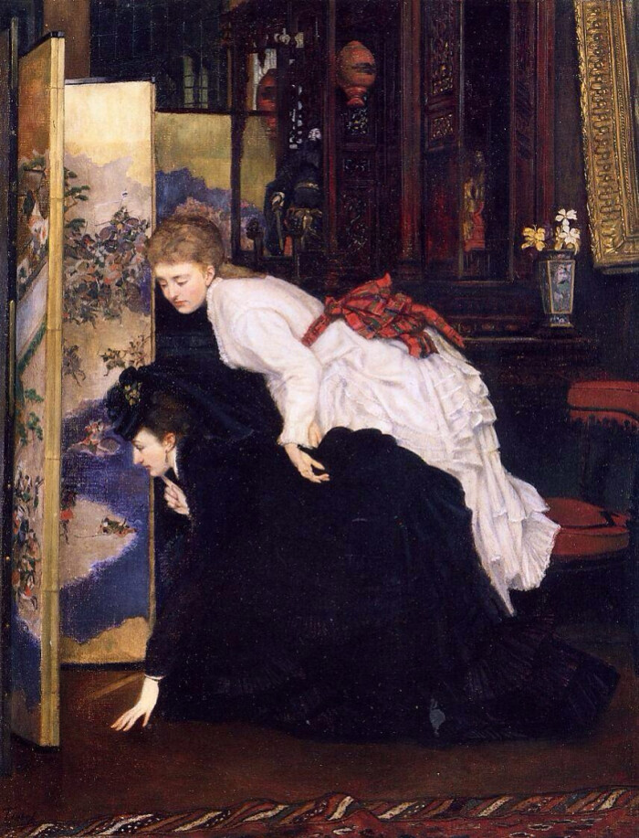jacques joseph tissot(1836-1902)法国画家,以描绘维多利亚时期的
