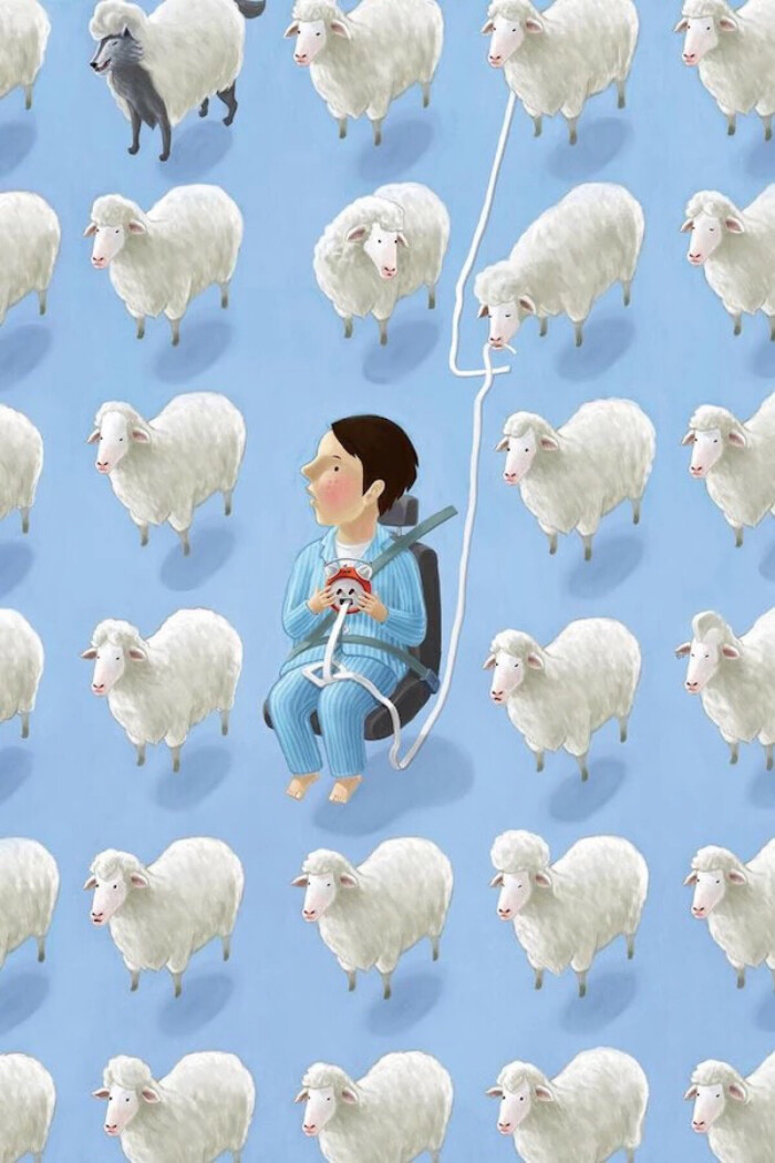 iphone壁纸 平铺 解锁#一只羊 两只羊 三只羊