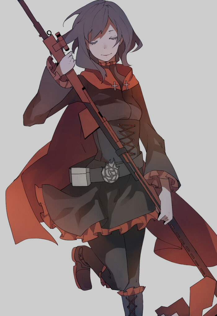 rwby 动漫 插画 美图 p站 ruby 浓浓的暗色调 画师 jure id=46611938