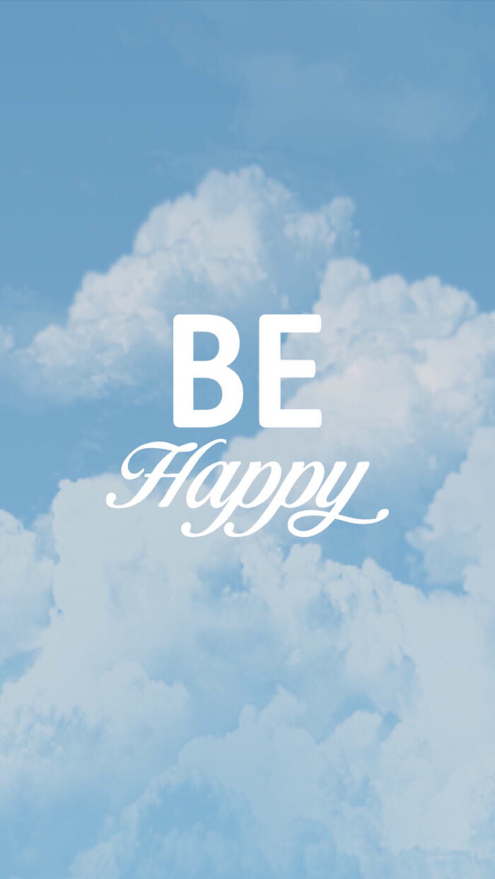 壁纸-be happy