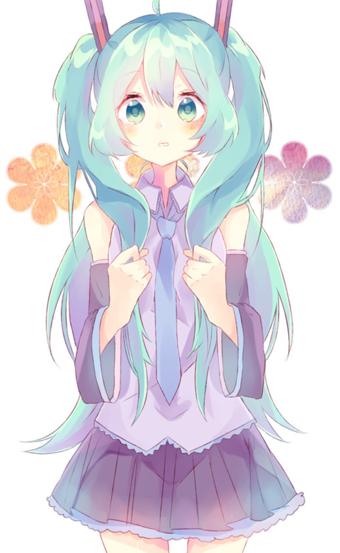 初音未来 miku pixiv p站 萌妹子 动漫 少女 v家