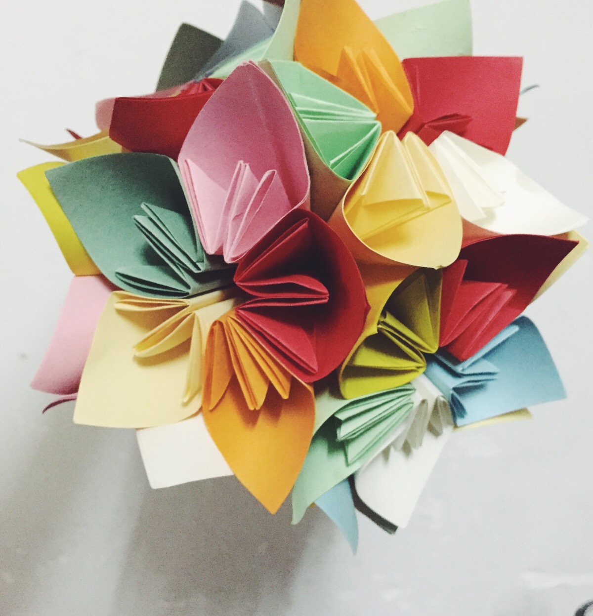 折纸-立体花球