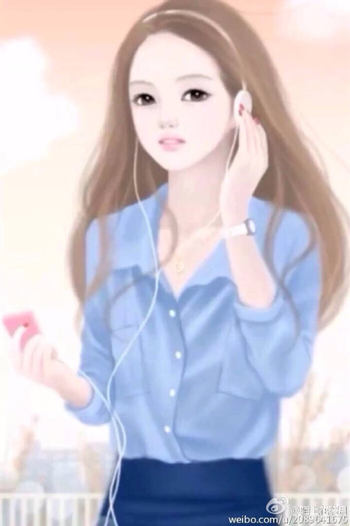 唯美女生头像 壁纸 韩国enakei插画 最喜欢的一款女生头像