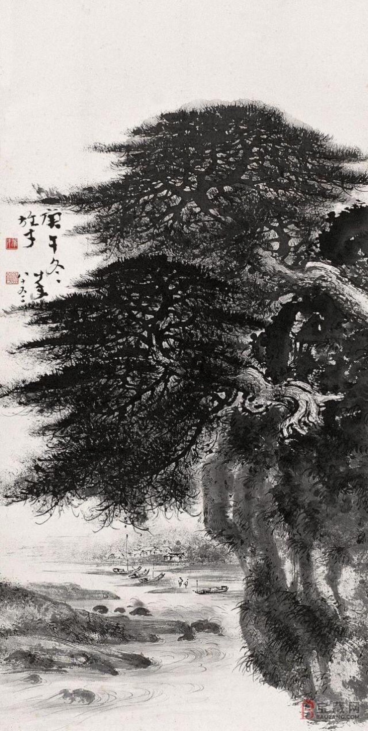 黎雄才(1910～2001,广东省肇庆人,祖籍广东省高要.