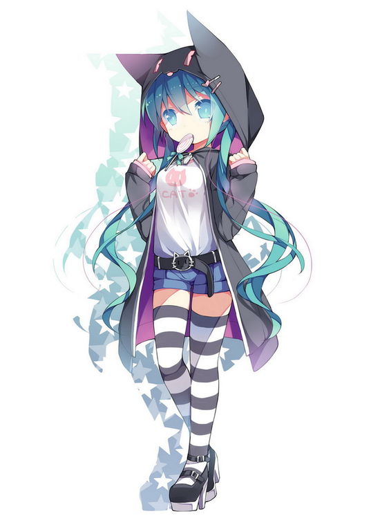 初音未来 猫耳萌妹