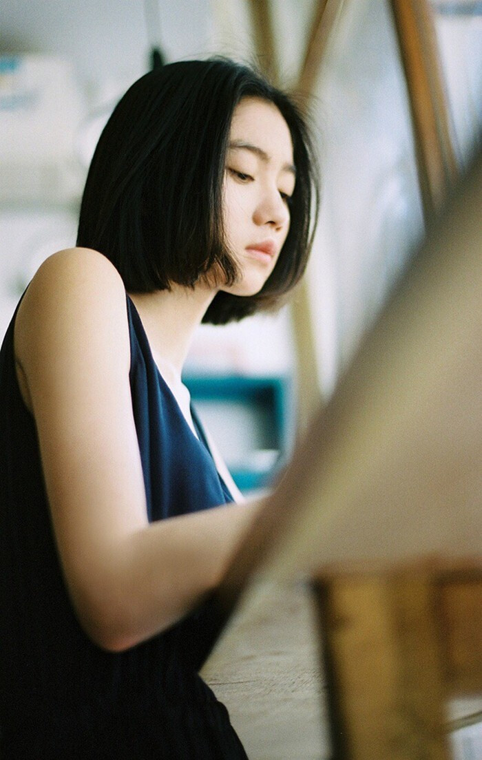 短发女生也可以性感与可爱【no.
