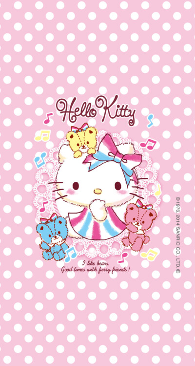 wechat 微信背景 壁纸 锁屏 待机 主题 桌面 可爱 hello kitty 0 17