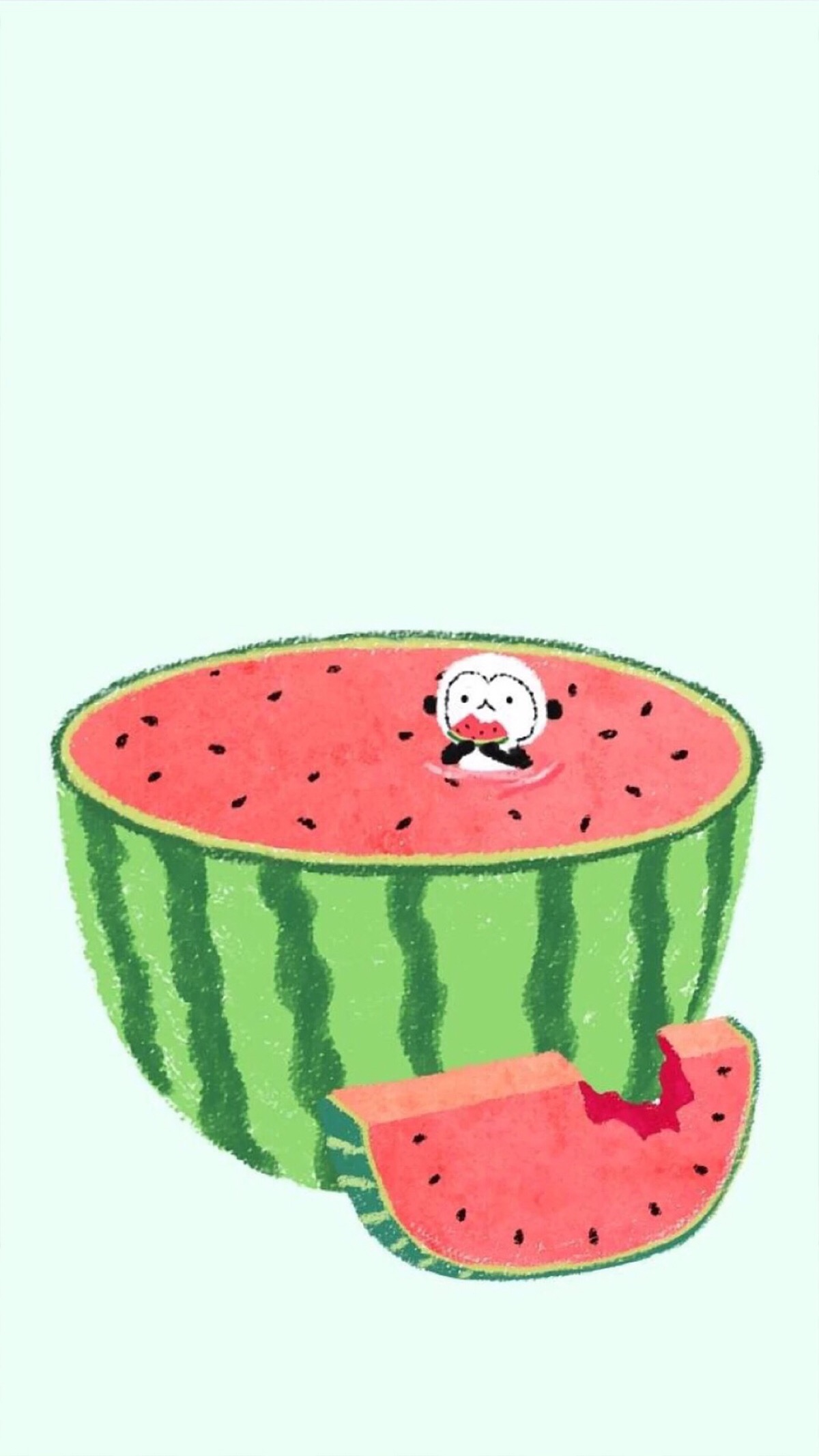 西瓜的情人叫夏天 西瓜壁纸