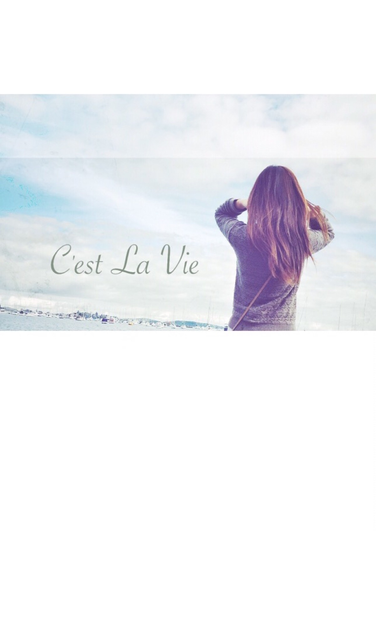 手机 壁纸 小清新 清新 这就是生活 c"est la vie #壁纸 #background