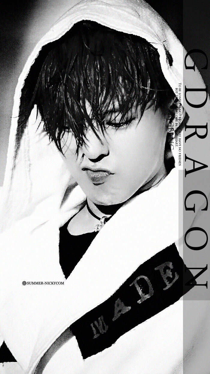 g-dragon权志龙#bigbang#原创高清手机壁纸#微博:summer_nickycom原创