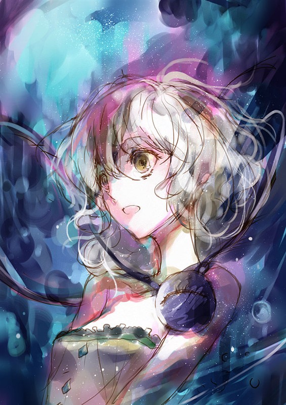 动漫 插画 壁纸 二次元 美少女 黑白 骚年 绘画 手绘 p站