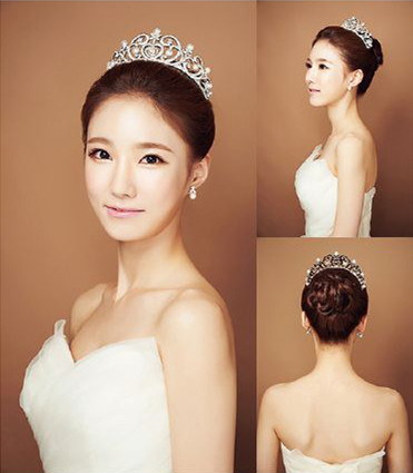与大家分享系列韩系新娘发型,唯美婚纱照.