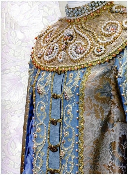 沙皇俄国时期的服装细节.