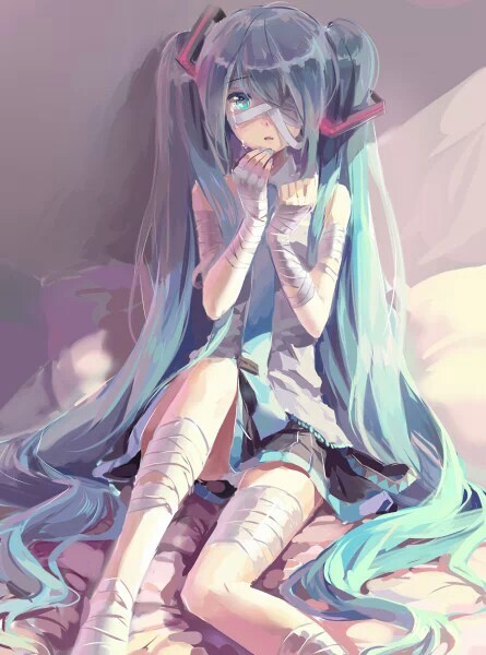 动漫#初音未来 二次元 壁纸 v家