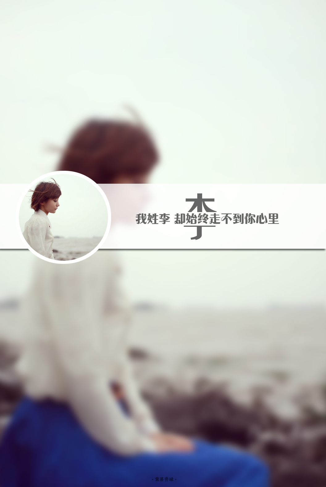 【以我之名,伴你风华初成——李】原创壁纸,姓氏壁纸,锁屏壁纸,文字