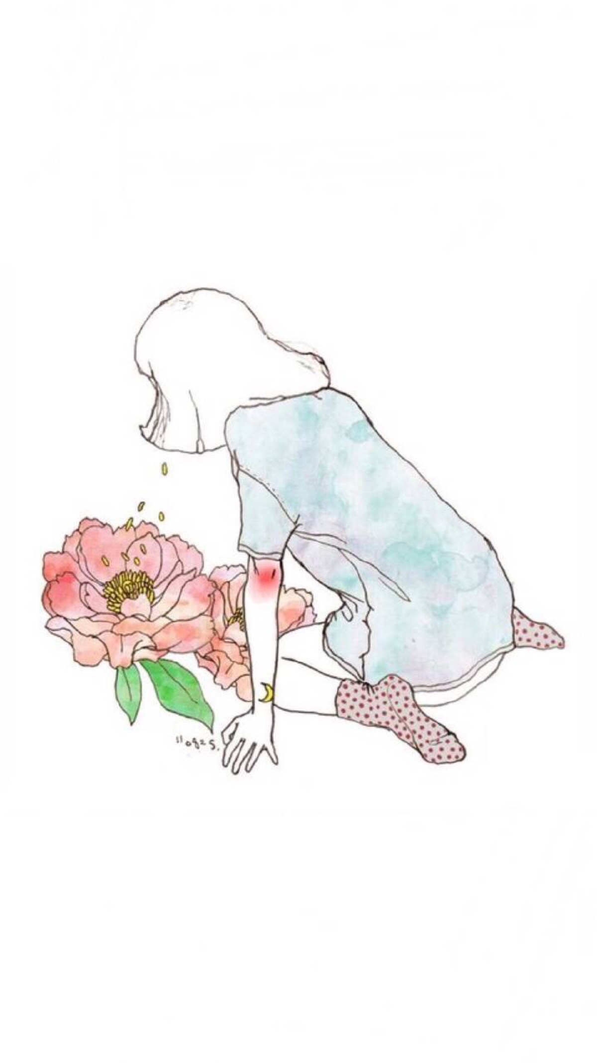 借我一点安慰抚我流离半世的灵魂 #复古#手绘#唯美#壁纸